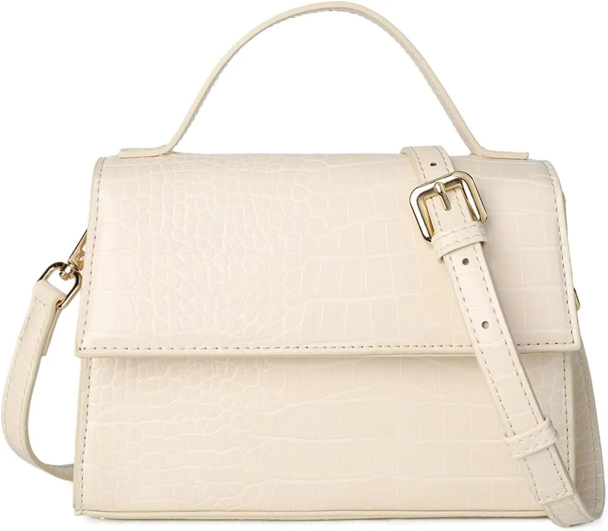 Gladdon Small Leather Crossbody Purse for Women Trendy Ladies Top Handle Shoulder Bags