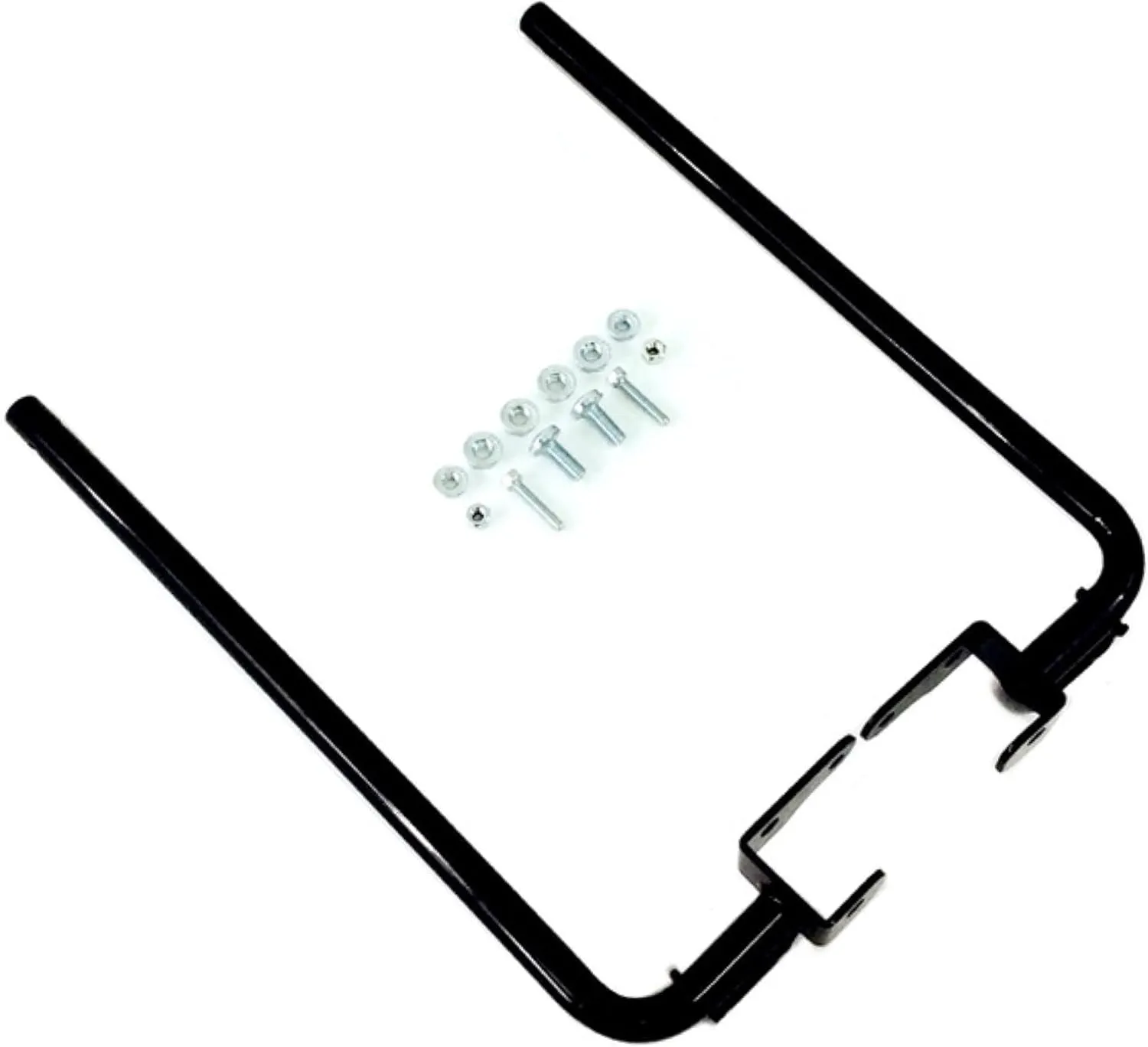 Gloss Black Rear Saddlebag Lower Supports Harley Davidson Touring Electra Street Glide Road King Ultra Classic Limited CVO 2014-2025 SaddleBags Bagger Guard Support Kit HD Right 90200504 Left 90200505