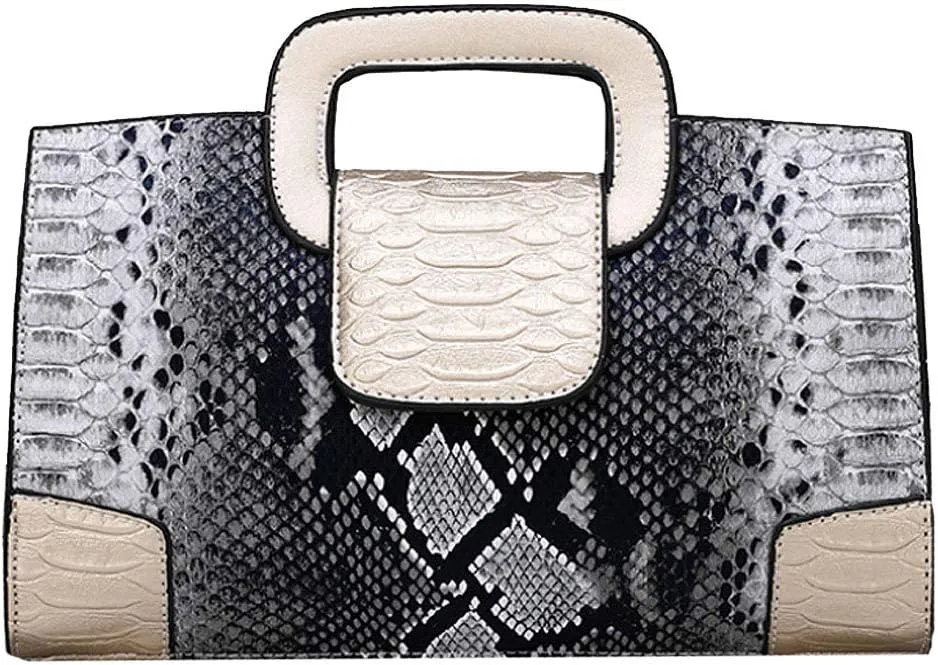 Goclothod Top Handle Satchel Women Vintage Flap Tote Clutch Handbag Crossbody Shoulder Bag Purse