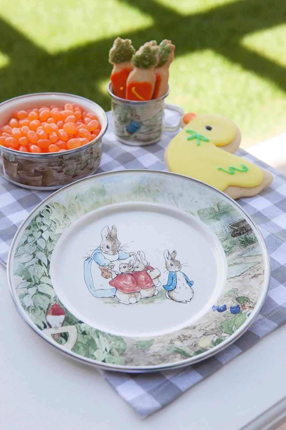 Golden Rabbit Enamelware - Flatware 2-piece Gift Set (Peter Rabbit)