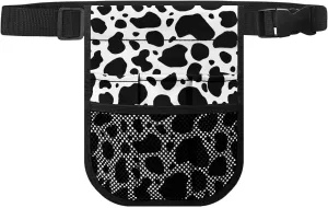 Gomyblomy Nurse Fanny Pack Pocket Organizer for Nurses Doctors Cow Print Nursing Waist Pack with Gear Pockets Practical Nurse Belt Organizer Pouch for Women Men