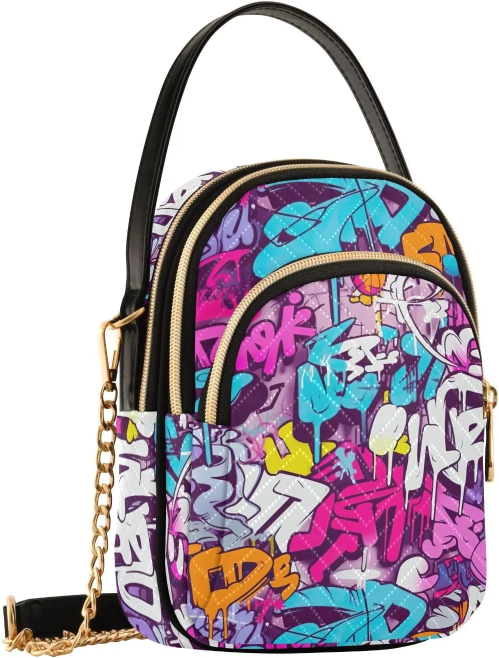 Graffiti Street Art Small Crossbody Bags for Women Cell Phone Shoulder Purse Handbags Wallet 21216778