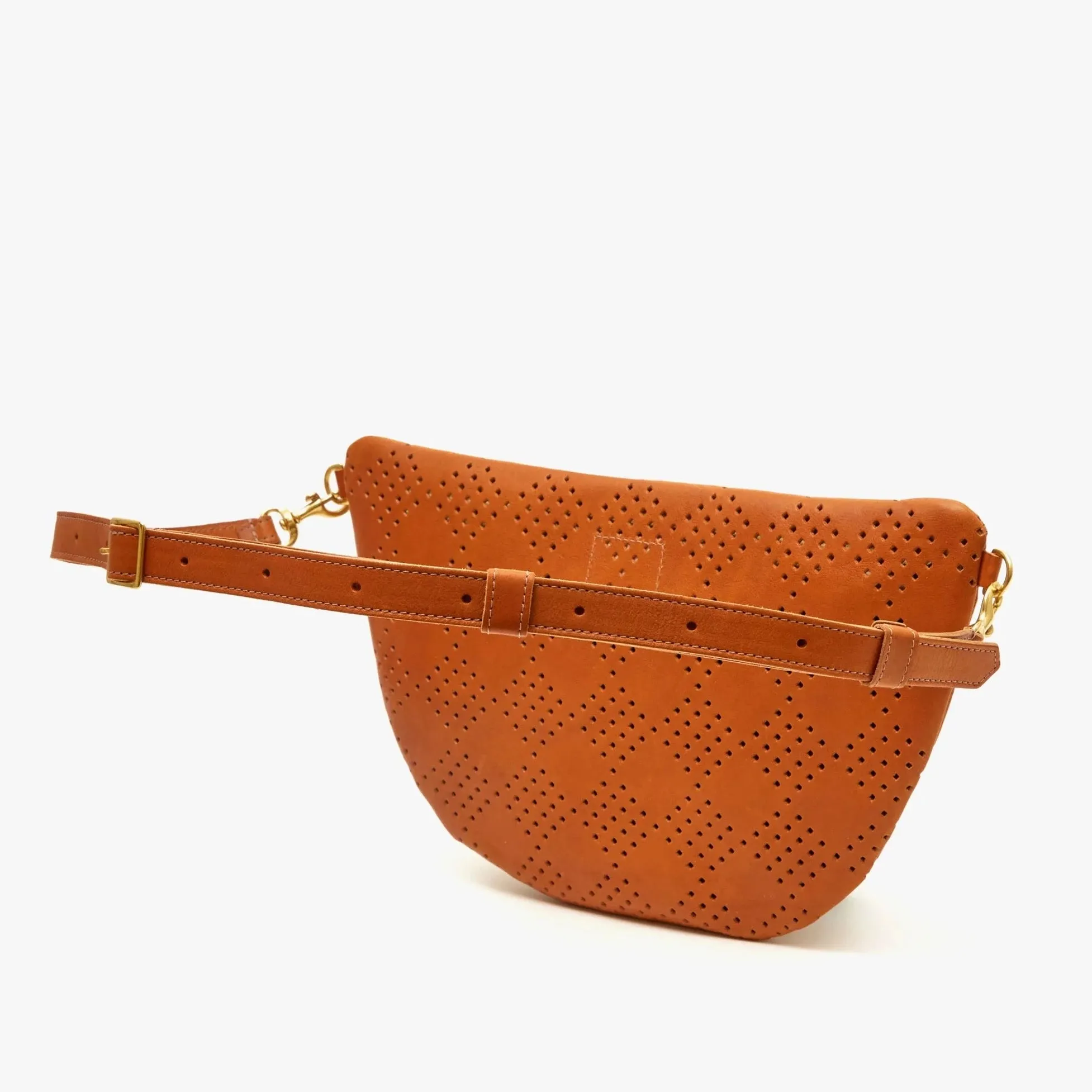 Grande Fanny in Cuoio Lightweight Checker Perf