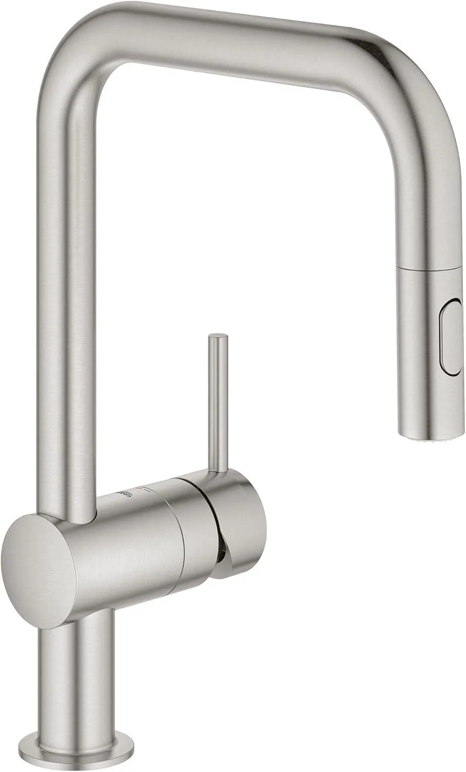 GROHE 32319DC3 Minta Pull-Down U Kitchen Faucet Supersteel (Stainless Steel)