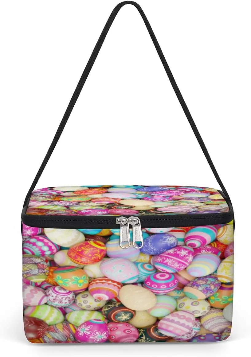 GUYOS-Abstract Music And Rhythm Lunch Bag Women - Reusable Lunch Bag Adult Men Women- Insulated Small LunchBox for Work Picnic- 1 Packs