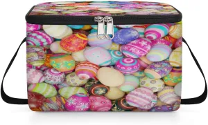 GUYOS-Abstract Music And Rhythm Lunch Bag Women - Reusable Lunch Bag Adult Men Women- Insulated Small LunchBox for Work Picnic- 1 Packs