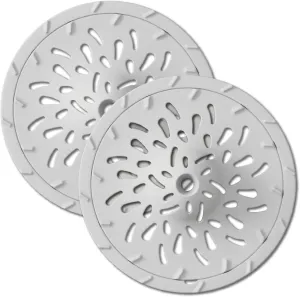 Hair Catcher, Clogged drains, Messy Cleaning, Soft Silicone, Tool-Free Installation, Stable Cleaning, Volcano Structure Design, 125mm L Size Cover Drains(2 Packs)