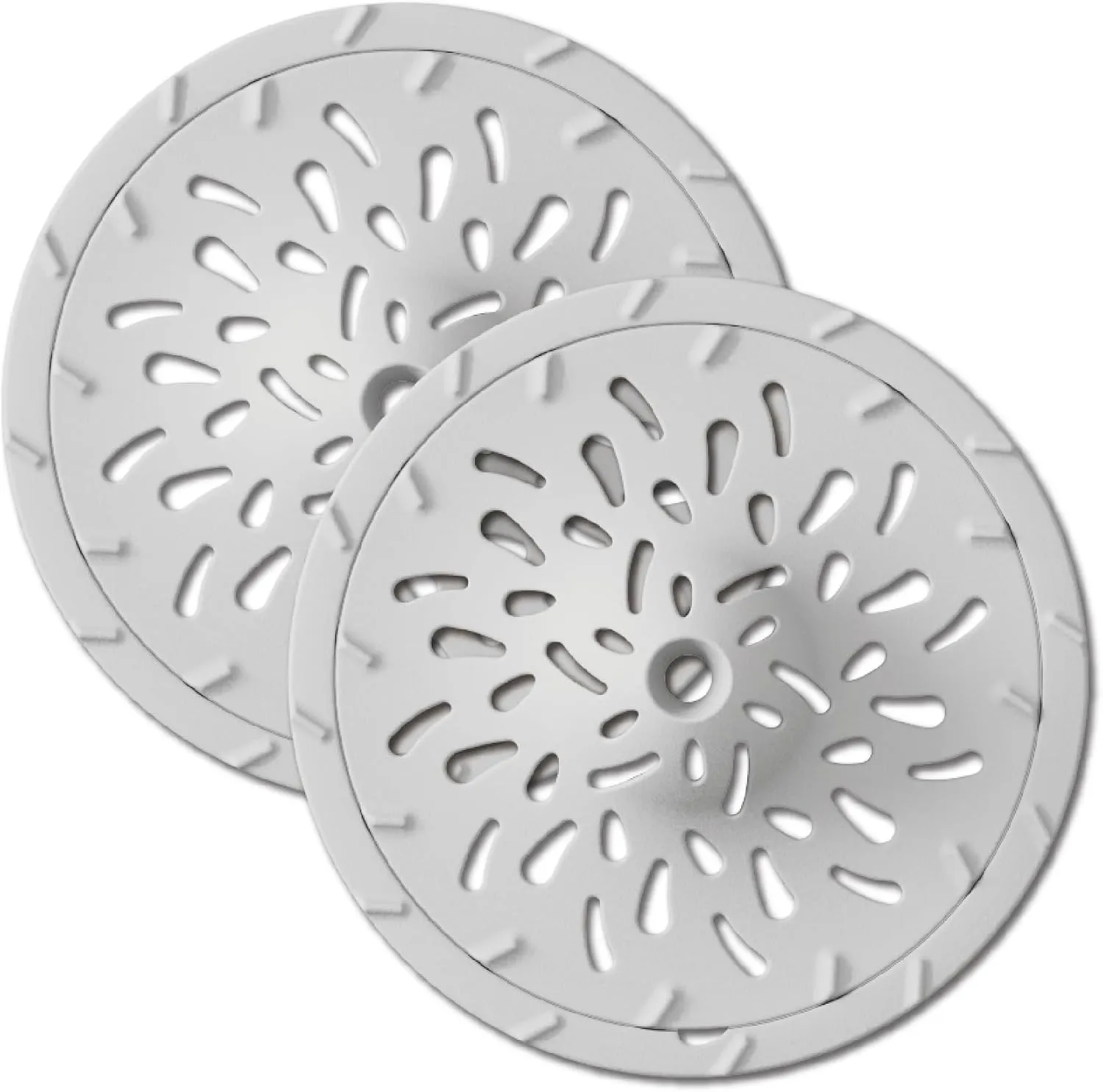 Hair Catcher, Clogged drains, Messy Cleaning, Soft Silicone, Tool-Free Installation, Stable Cleaning, Volcano Structure Design, 125mm L Size Cover Drains(2 Packs)