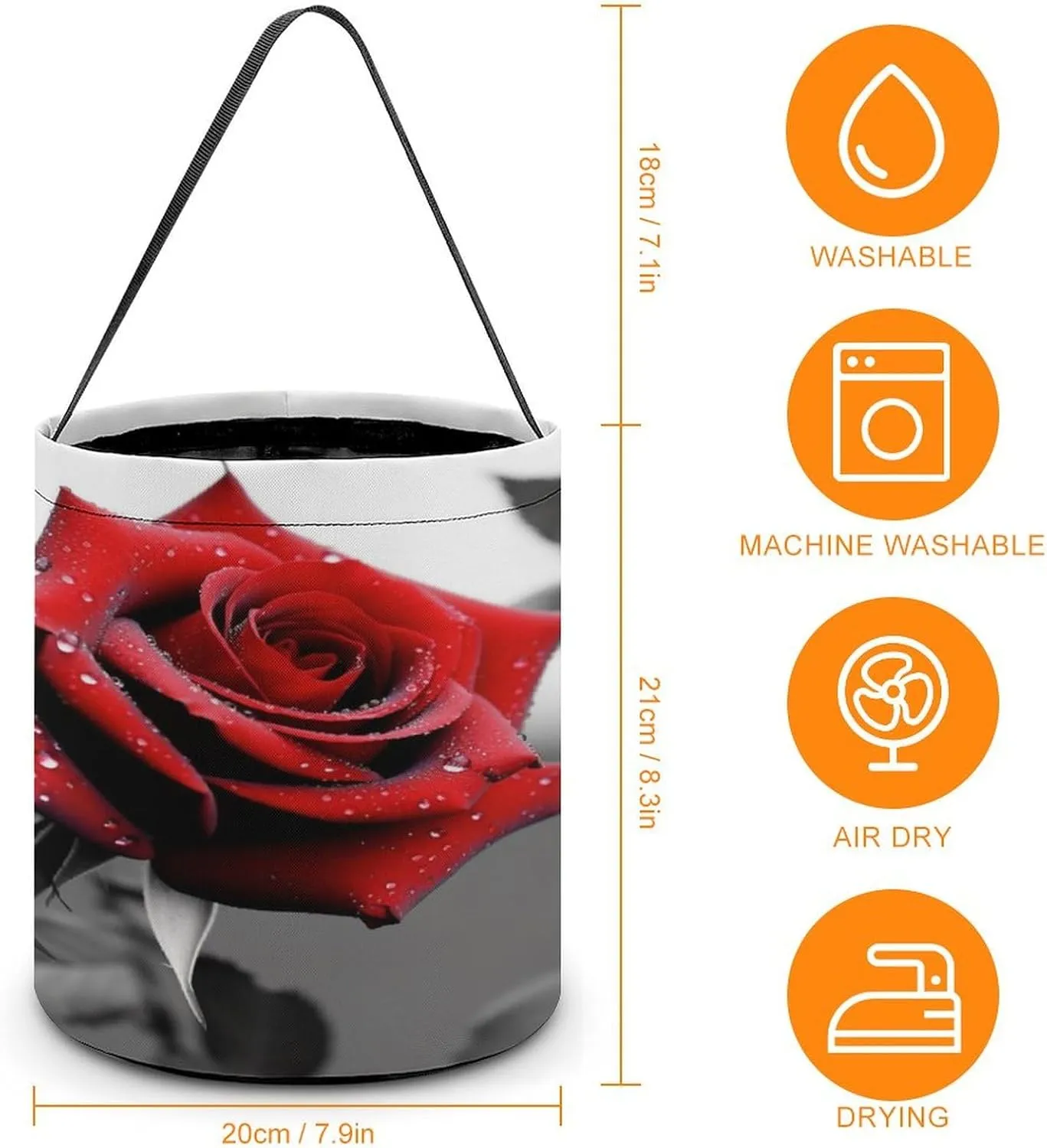 Halloween Candy Bucket,Halloween Trick Or Treat Bags,Seaside Cruise Ship Printed Collapsible Reusable Candy Basket
