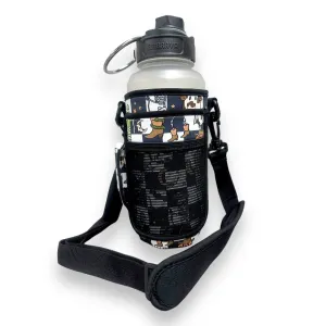 Halloween Checkers 30-40oz Tumbler Handler™  With Carrying Strap
