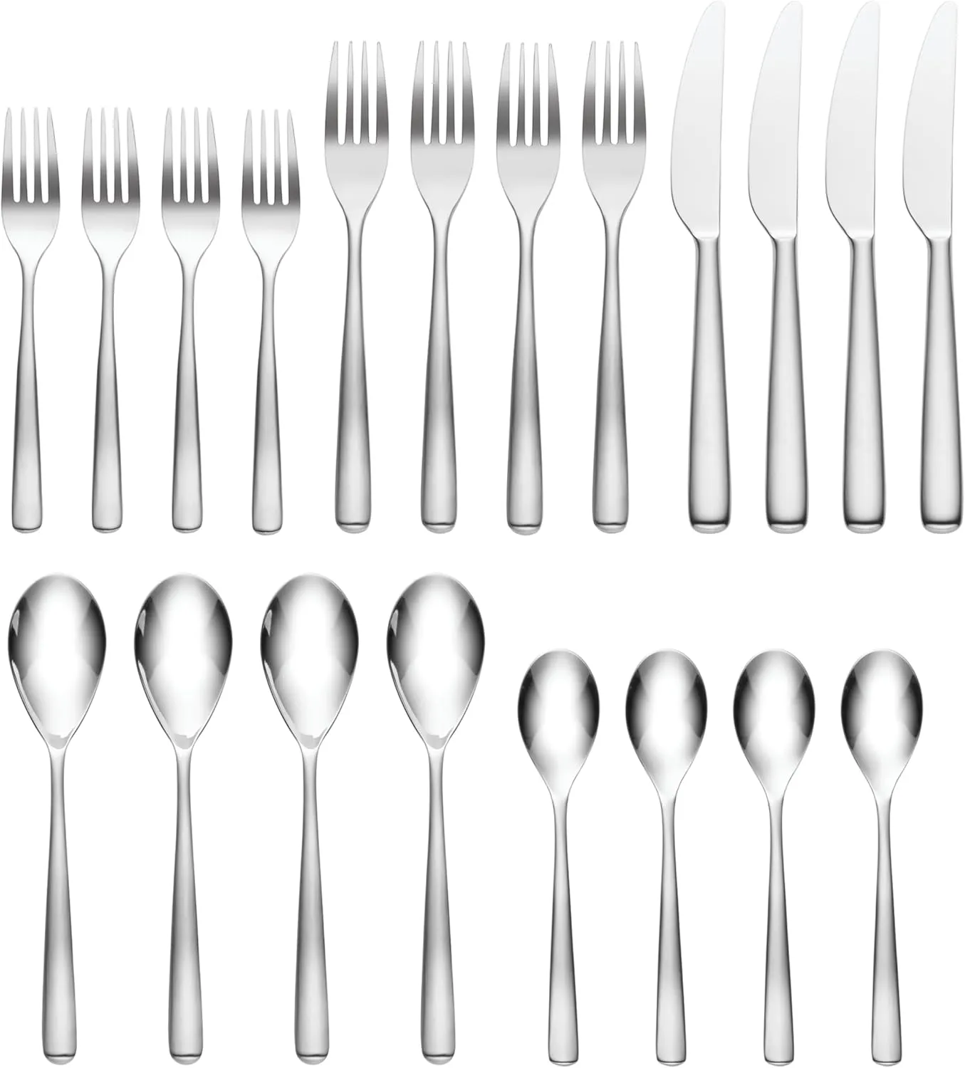 Hampton Forge 725B020Hsn Ella Satin Fade 20Pc Set 18/10