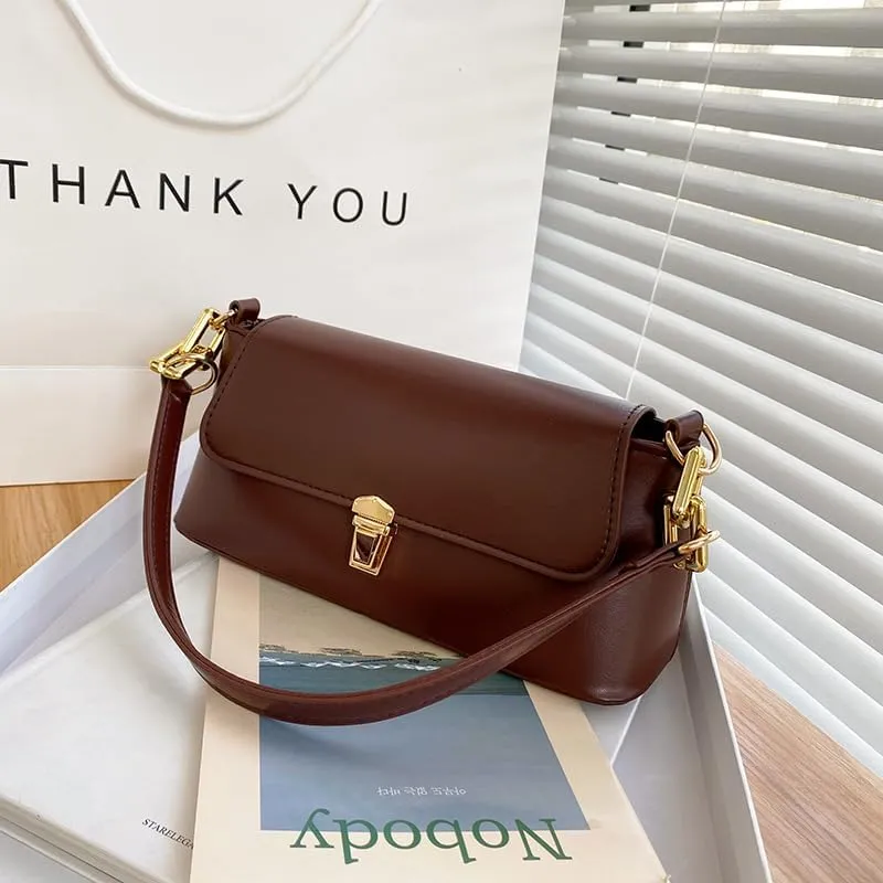 Handbags for Women Elegant Leather Wallet Ladies Shoulder Bags Designer Top Handle Armpit Bag Handbag with Chain