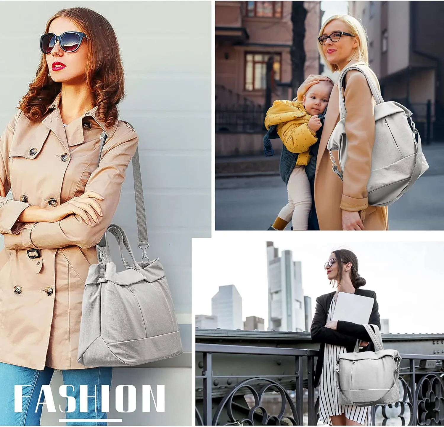 Handbags for Women Top Handle Crossbody Shoulder Bags Satchel Hobo Multi-Pocket Totes for Gym, Work, School,Yoga