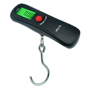 Handled Digital Luggage Scale 110lb/ 50kg Mini Pocket Scale for Travel Fishing Weigh Suitcase Bag Baggage Scale
