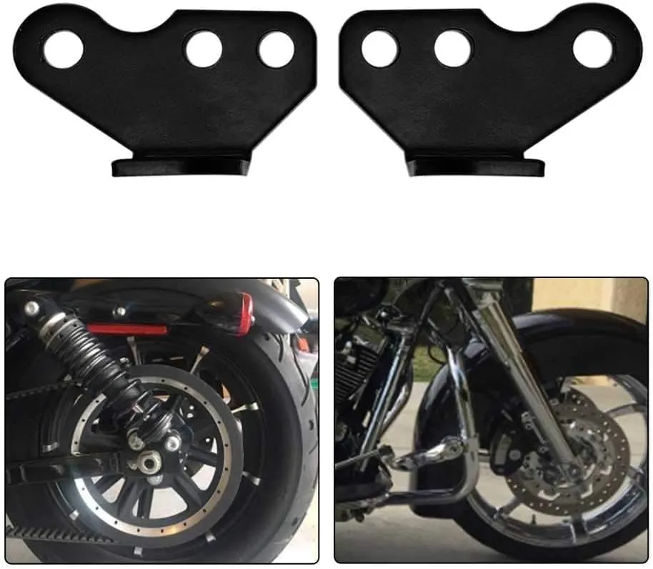Harley Motorcycle Rear Lowering Kit 1''-2" Fits Harley Touring Glide Road King Hard Bags 1993-2001