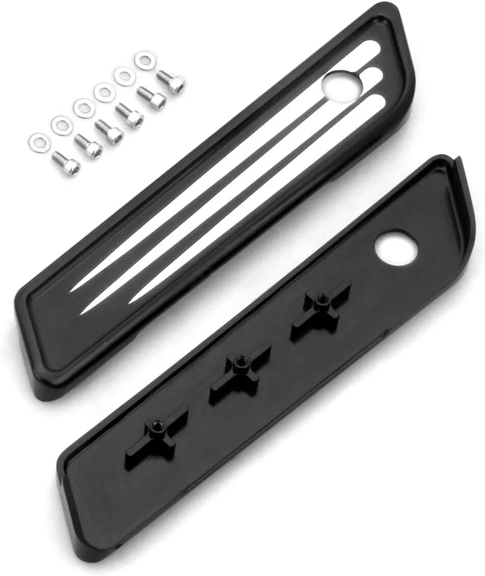 Harley Touring Road King Street Glide Saddlebag Hinge & Latch Covers 2014-2023 (Black Latch)