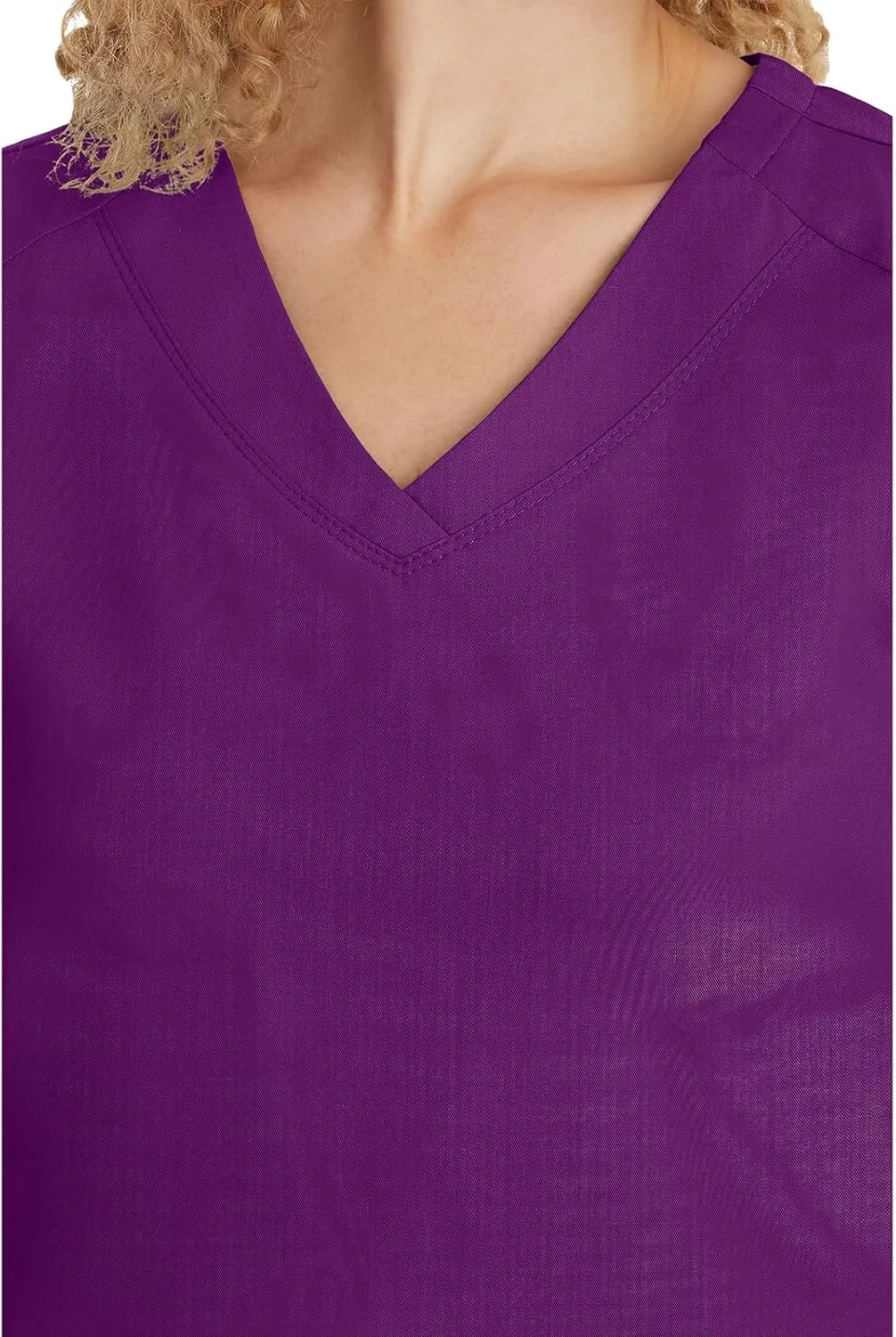 Healing Hands Scrubs for Women Jill Scrub Top V-Neck Modern Fit with 2 Patch Pockets and 2-Way Stretch Fabric 2320