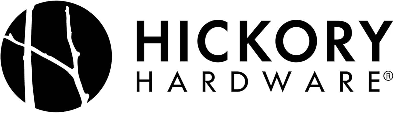 Hickory Hardware 1 Pack Solid Core Kitchen Cabinet Pulls, Luxury Cabinet Handles, Hardware for Doors & Dresser Drawers, 12 Inch Hole Center, Black Iron, Twist Collection