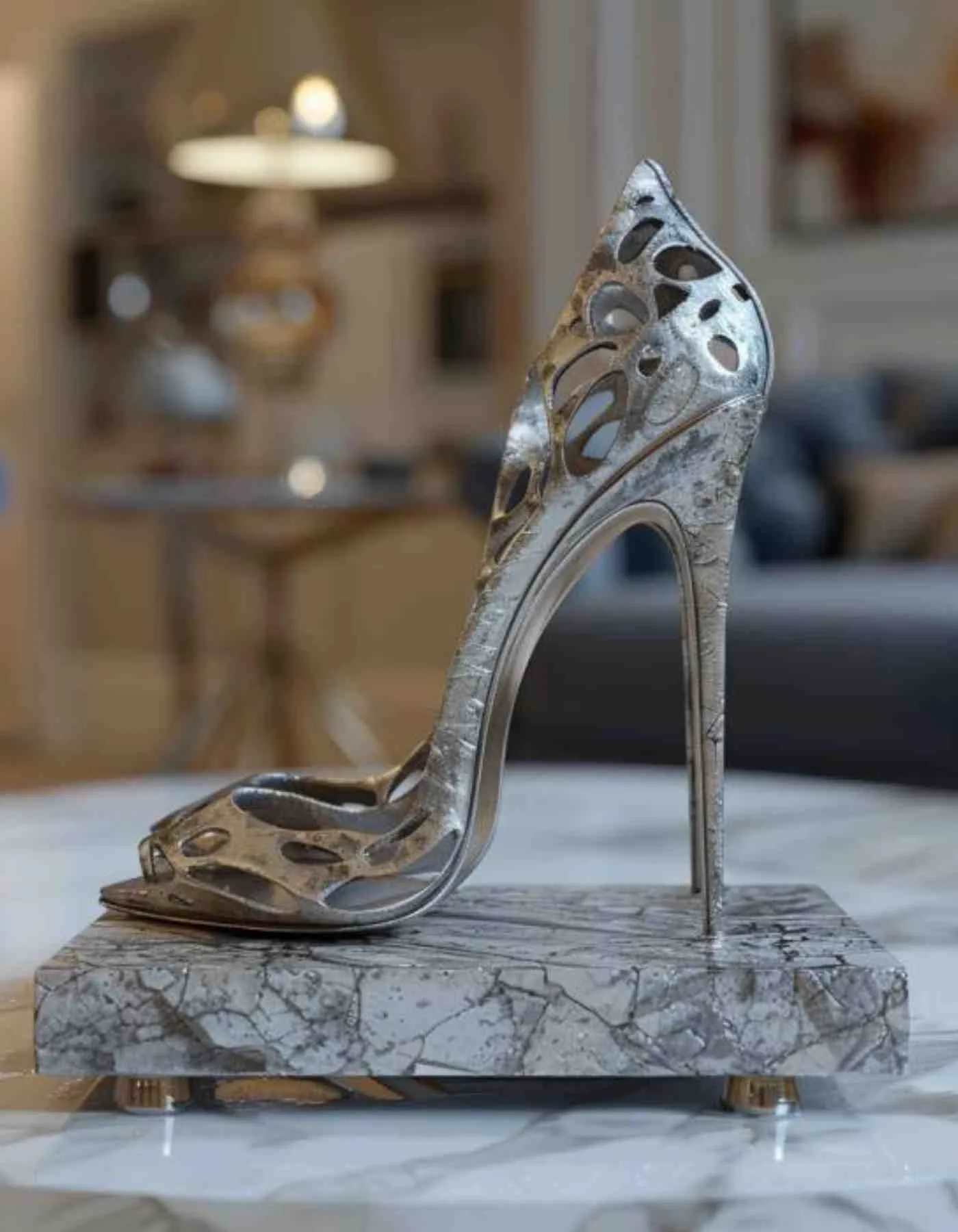 High heel sculpture - Custom 3D Printed High Heel Sculptures - Luxury Gifts for Heel Lovers