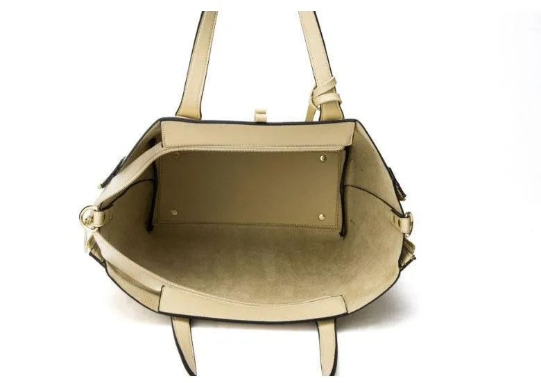 High Quality PU Leather Fashion Elegant Fringe Handbag - Coffee