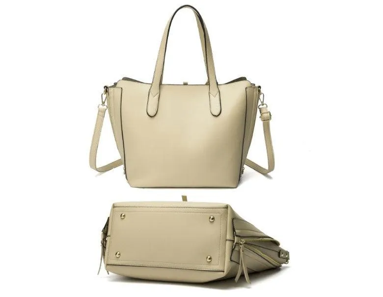 High Quality PU Leather Fashion Elegant Fringe Handbag - Coffee