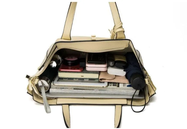 High Quality PU Leather Fashion Elegant Fringe Handbag - Coffee