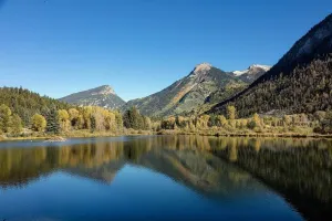 Historic Pictoric Photo - Alpine Lake Above The Crystal River Valley Town of Marble, Colorado- Fine Art Photo Reporduction 12in x 08in