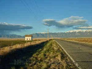 Historic Pictoric Photo - Road to The Great Sand Dunes National Park and Preserve in Alamosa County, Colorado- Fine Art Photo Reporduction 14in x 11in