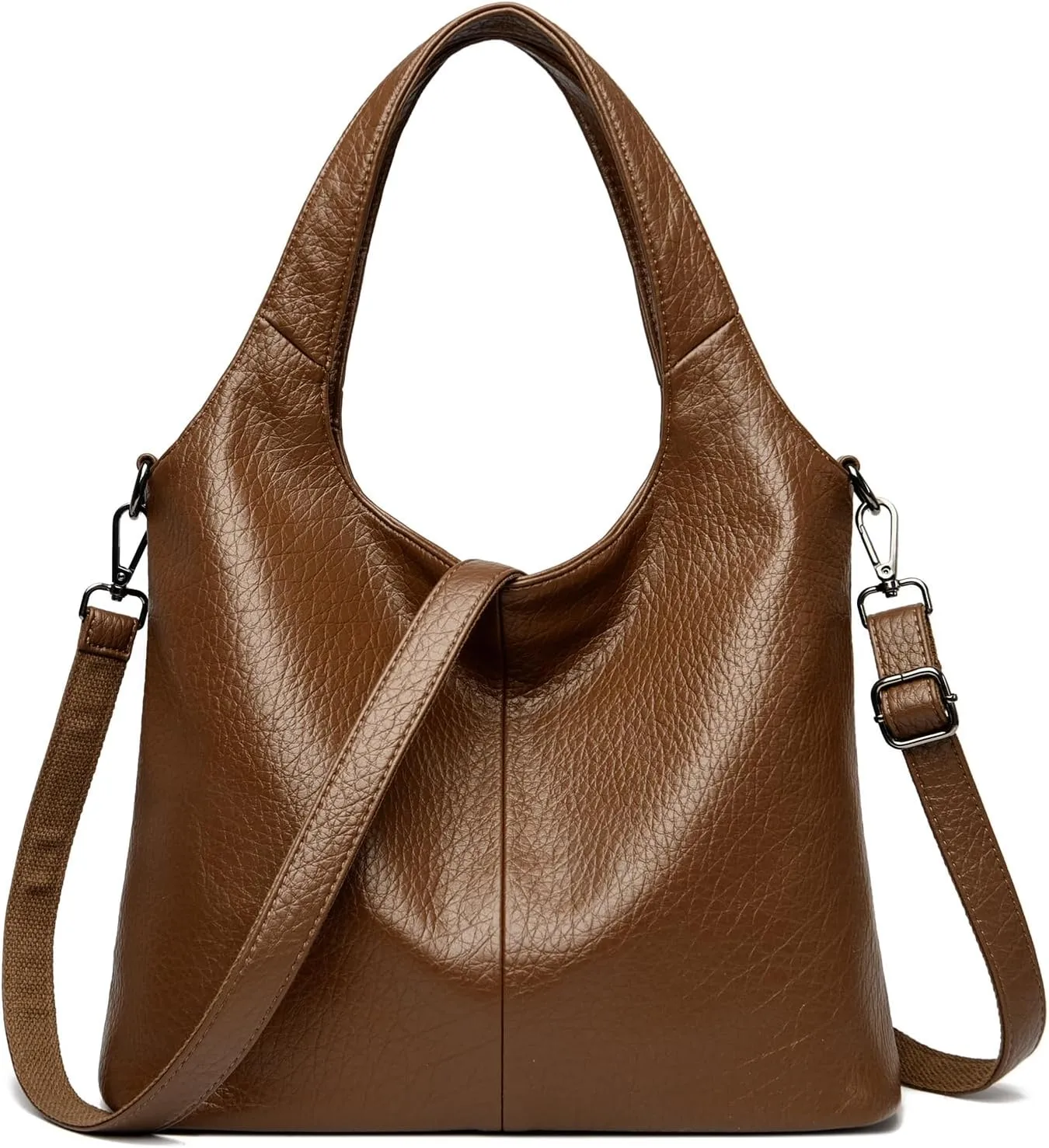Hobo Bags for Women Soft PU Leather Designer Shoulder Purses Ladies Top Handle Handbag