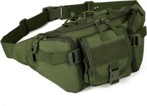 Huntvp Tactical Waist Pack Bag Military Fanny Packs WR Hip Belt Bag Pouch for Hiking Climbing Outdoor Bumbag