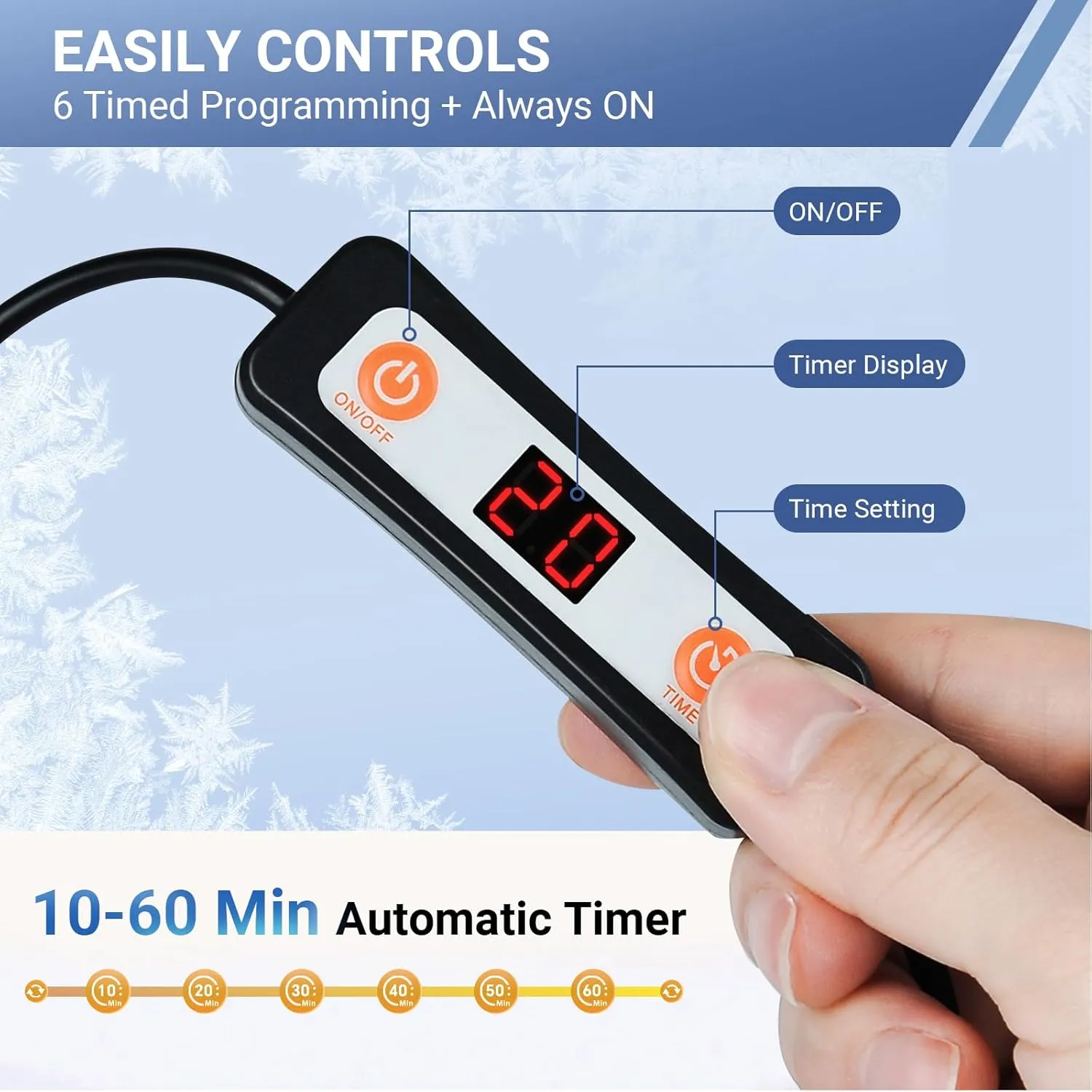 Ice Machine for Knee After Surgery with Digital Timer, Cold Therapy Machine 9 Quart Pain Relief Universal Cryotherapy System with Powerful Pump Compression Pad for Knee, Elbow, Ankle, Back