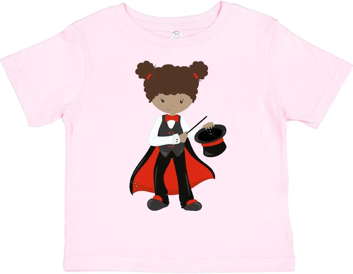 inktastic Magician Girl, African American Girl, Magic Wand Toddler T-Shirt
