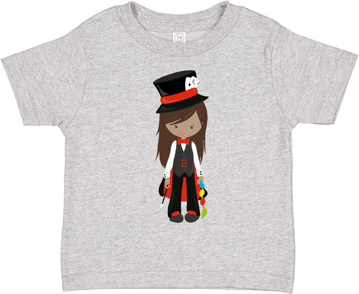 inktastic Magician Girl, African American Girl, Magician Hat Toddler T-Shirt