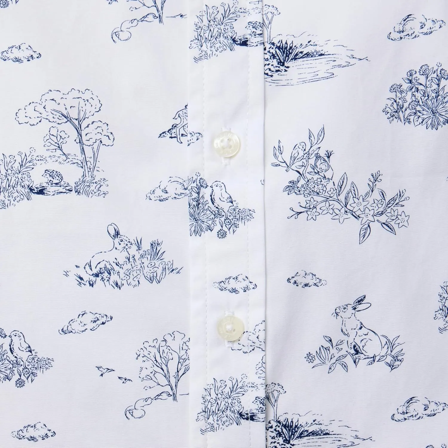 Janie and Jack Boys' Printed Bunny Top (Toddler/Little Big Kid)