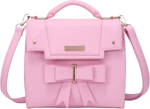JHVYF Women's Cute Wings Bow Top Handle Cross Body Shoulder Bags Girls Kawaii Handbag