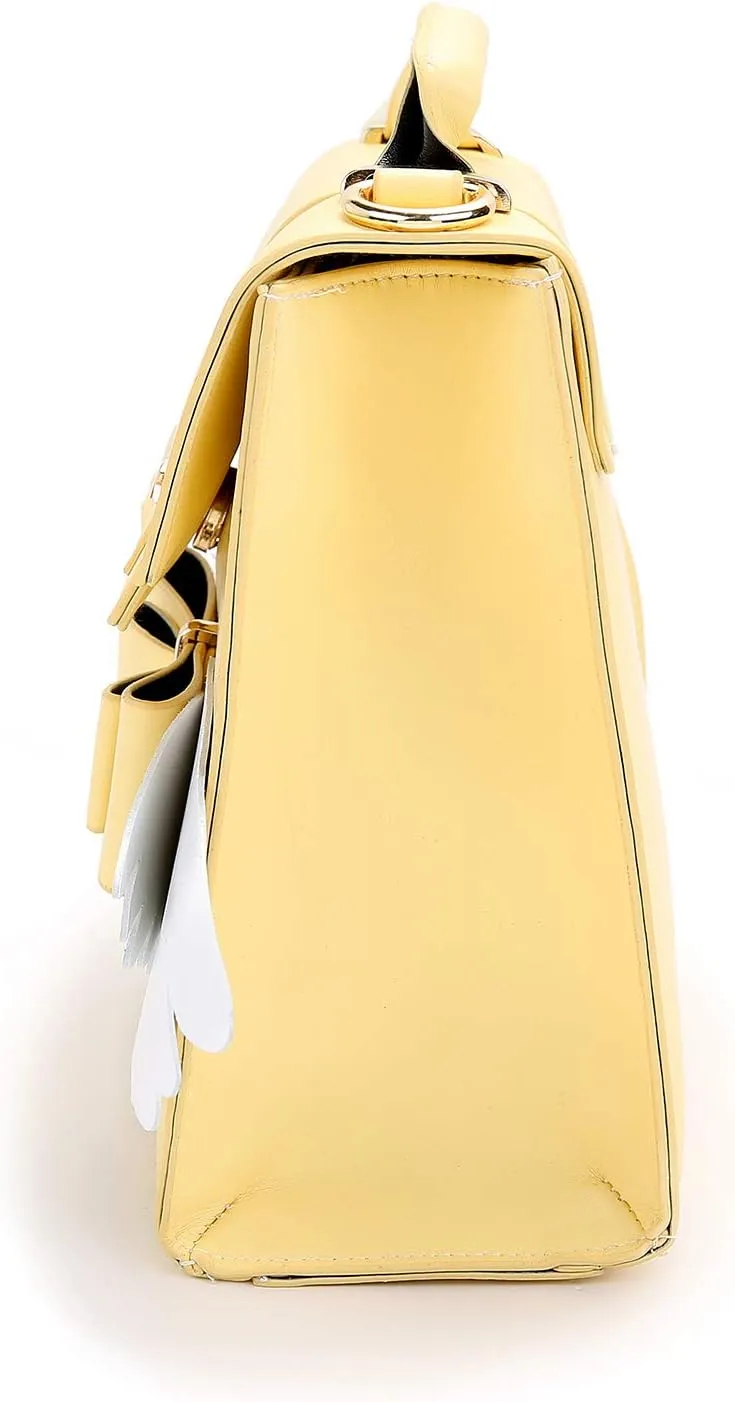 JHVYF Women's Cute Wings Bow Top Handle Cross Body Shoulder Bags Girls Kawaii Handbag