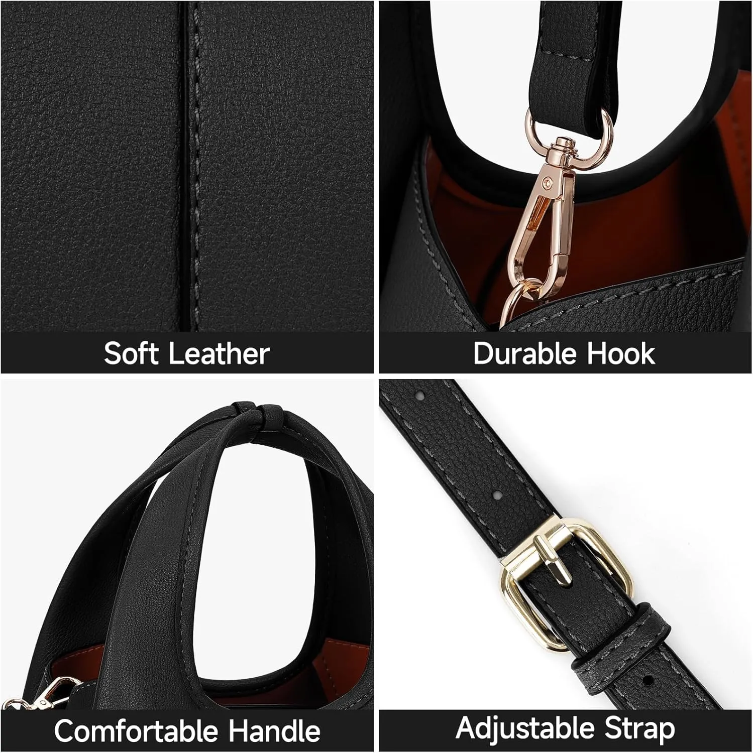 JQWSVE Crossbody Bag Top Handle Handbag for Women Trendy Purse Satchel Bags Pebble Leather Shoulder Bag Hobo Tote Handbag