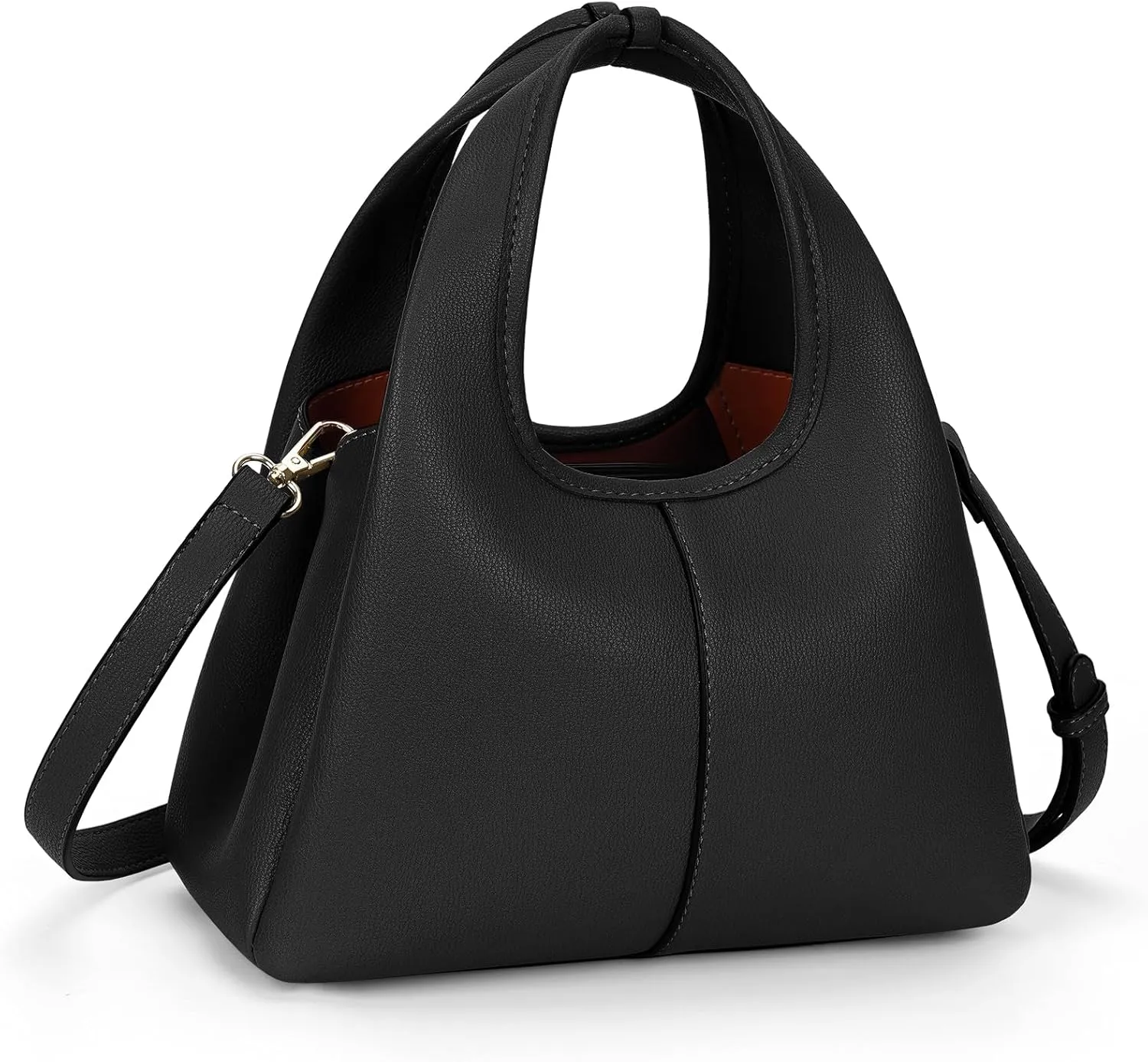 JQWSVE Crossbody Bag Top Handle Handbag for Women Trendy Purse Satchel Bags Pebble Leather Shoulder Bag Hobo Tote Handbag