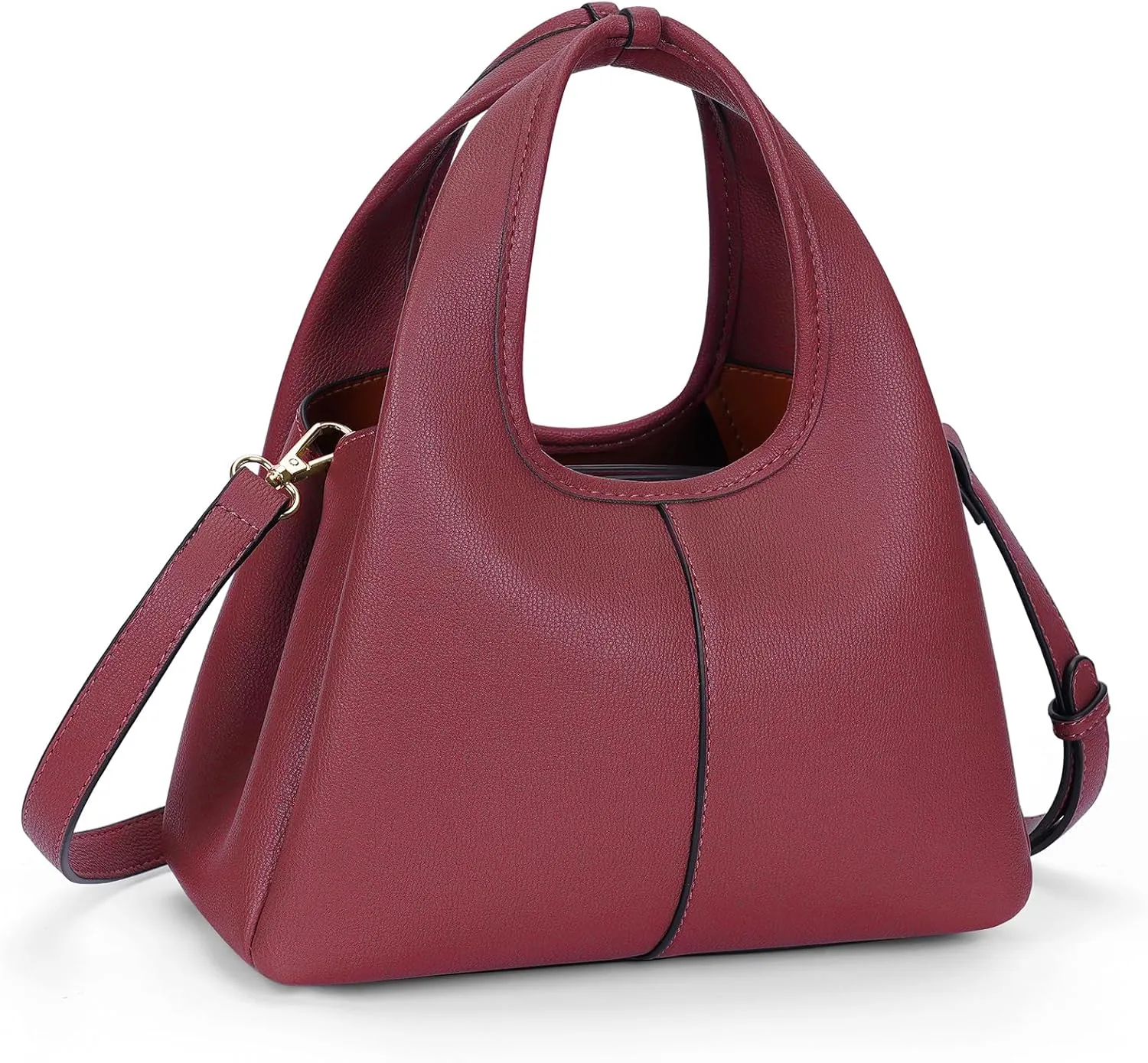 JQWSVE Crossbody Bag Top Handle Handbag for Women Trendy Purse Satchel Bags Pebble Leather Shoulder Bag Hobo Tote Handbag