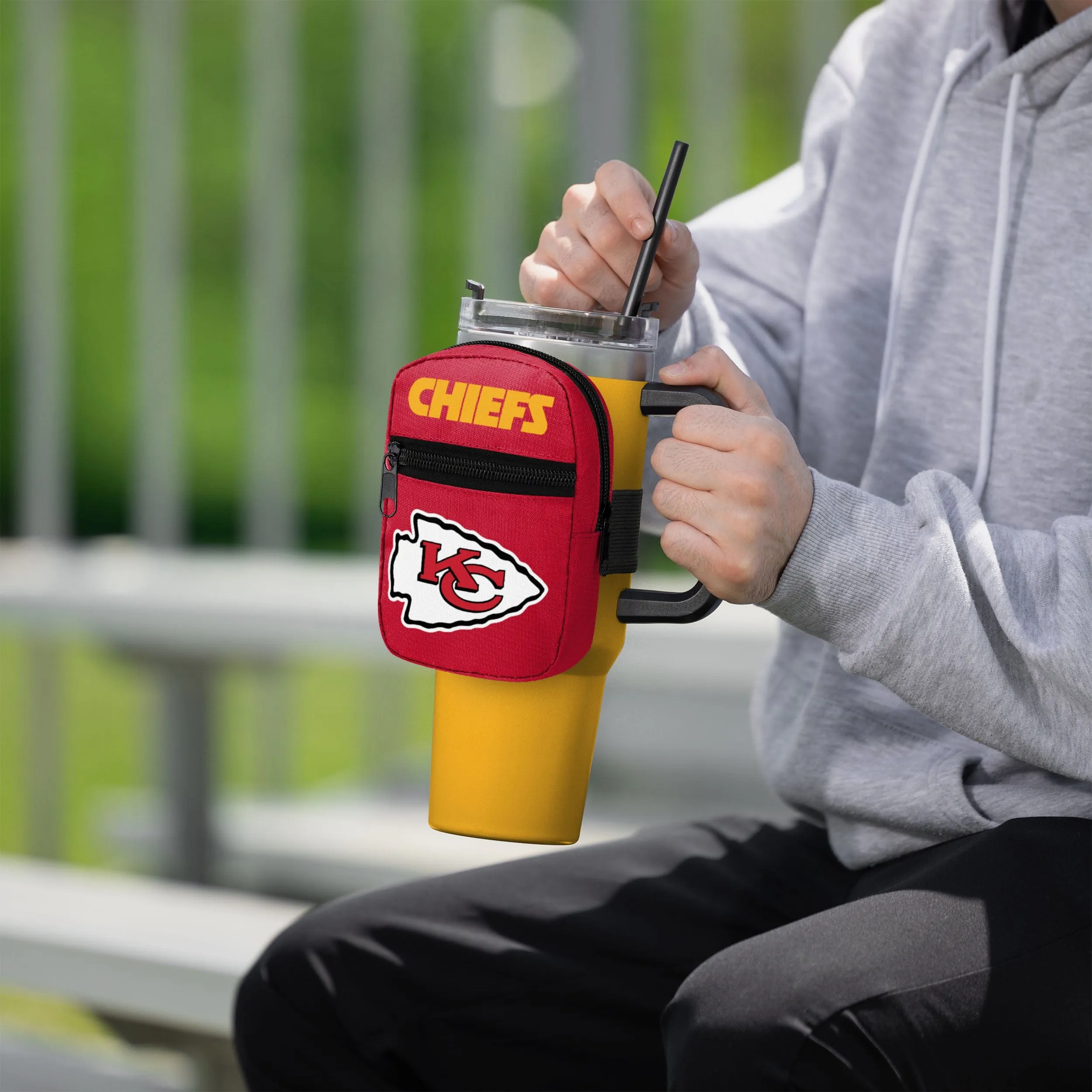 Kansas City Chiefs Primary Logo Tumbler Fanny Pack