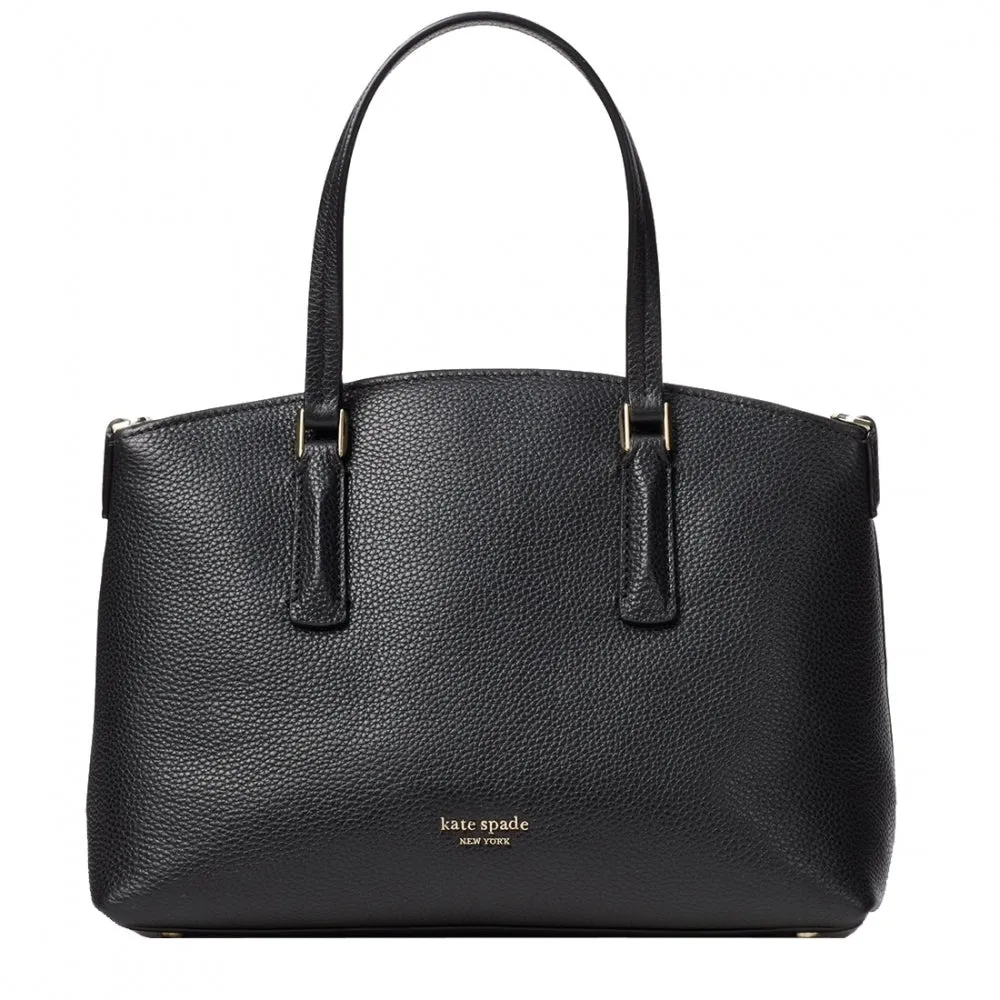 Kate Spade Abbott Small Satchel Bag in Black