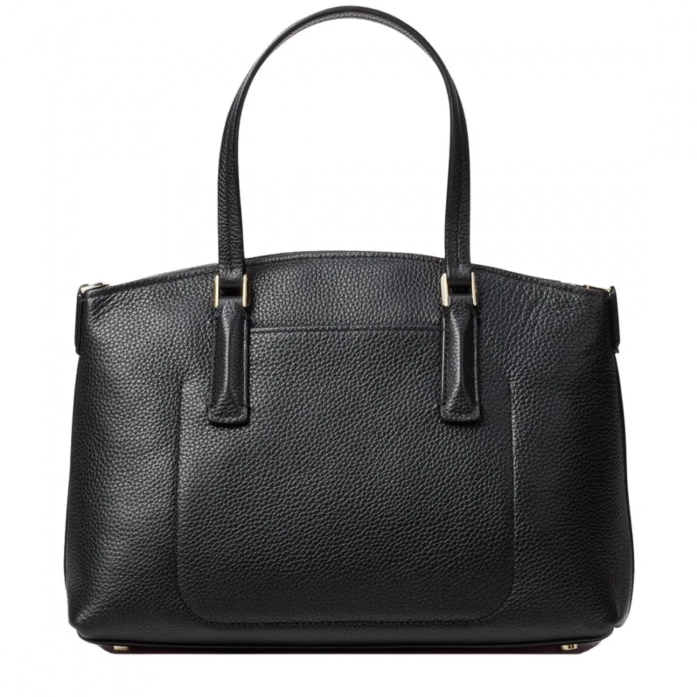 Kate Spade Abbott Small Satchel Bag in Black