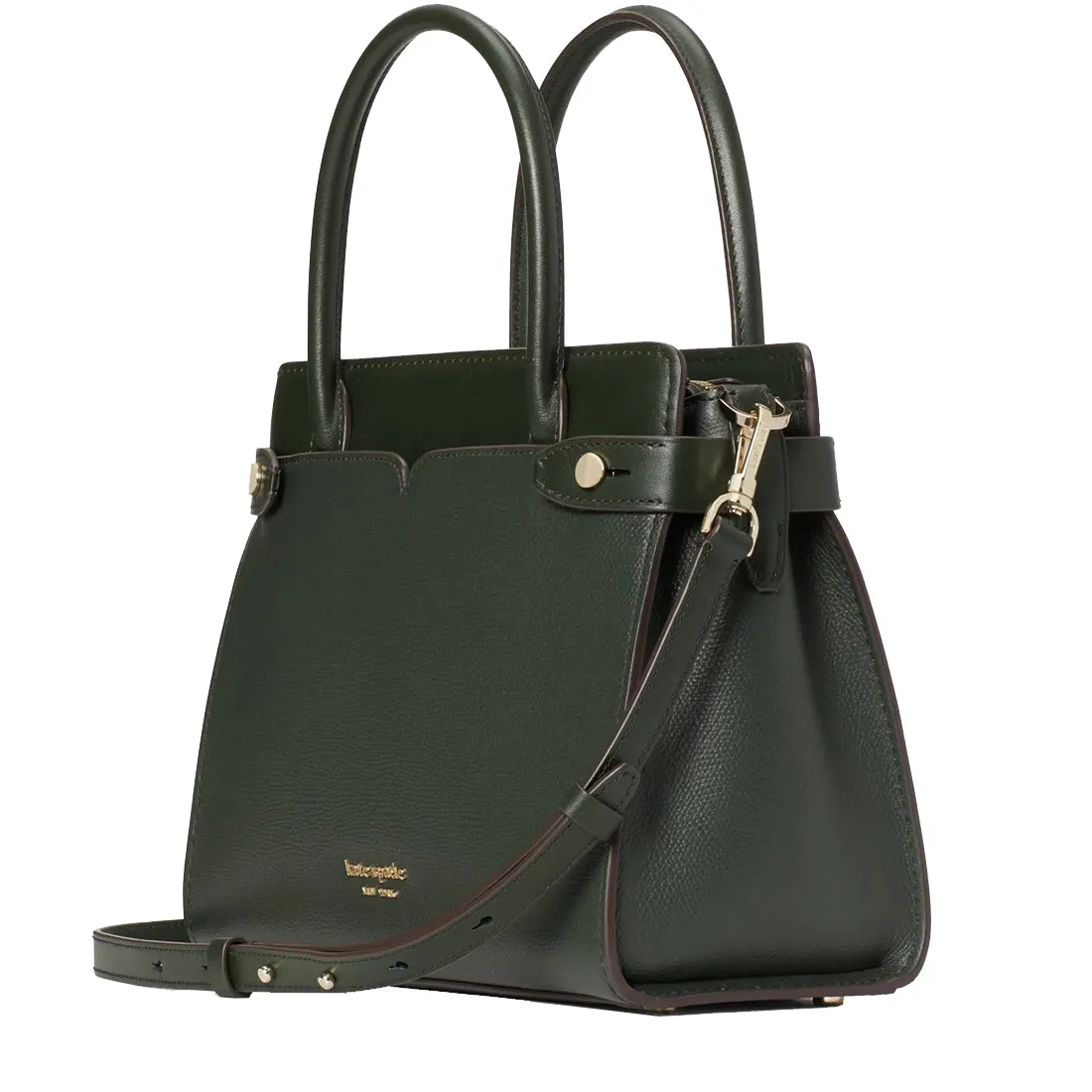 Kate Spade Classic Medium Satchel Bag in Deep Evergreen
