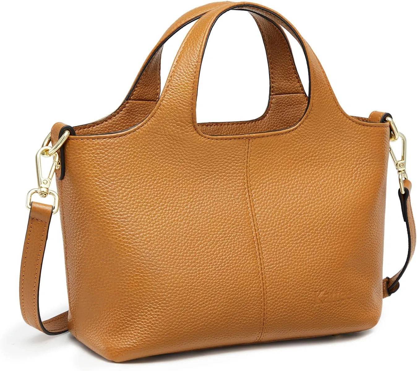 Kattee Leather Crossbody Bags for Women Cross Body Purses,Small Shoulder Tote Bag, Women's Satchel Handbags with Top Handle