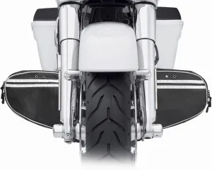KEMIMOTO Chopped Soft Lowers Chaps Motorcycle Leg Warmers Compatible with Touring Road King Road Glide Electra Glide and Trike Models 1980-2024 2025