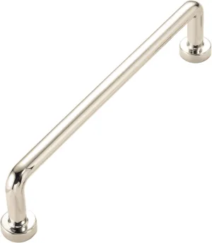 khtumeware 10 Pack Polished Nickel Cabinet Pulls 5 Inch(128mm) Hole Centers Cabinet Handles Kitchen Hardware Straight Bar for Cabinets and Drawer Pulls