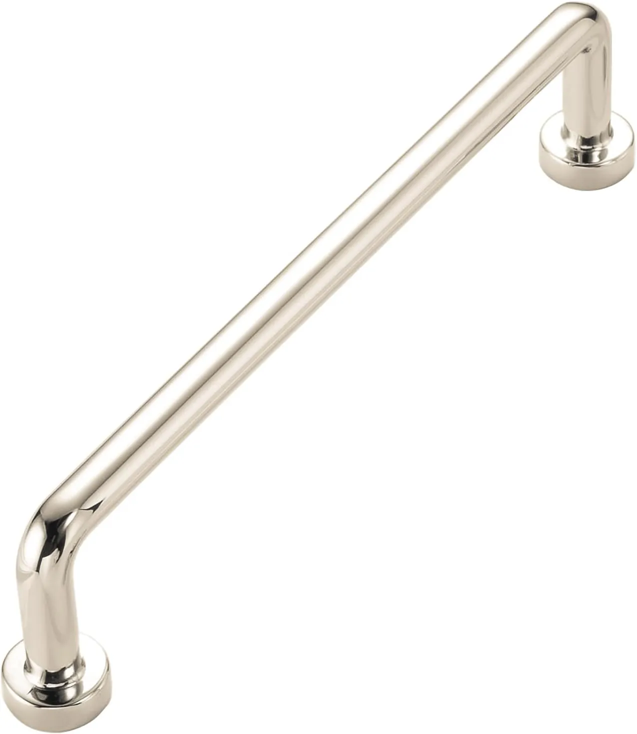 khtumeware 10 Pack Polished Nickel Cabinet Pulls 5 Inch(128mm) Hole Centers Cabinet Handles Kitchen Hardware Straight Bar for Cabinets and Drawer Pulls