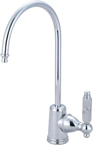 Kingston Brass Gourmetier KS7191GL Georgian Single Handle Water Filtration Faucet, Polished Chrome