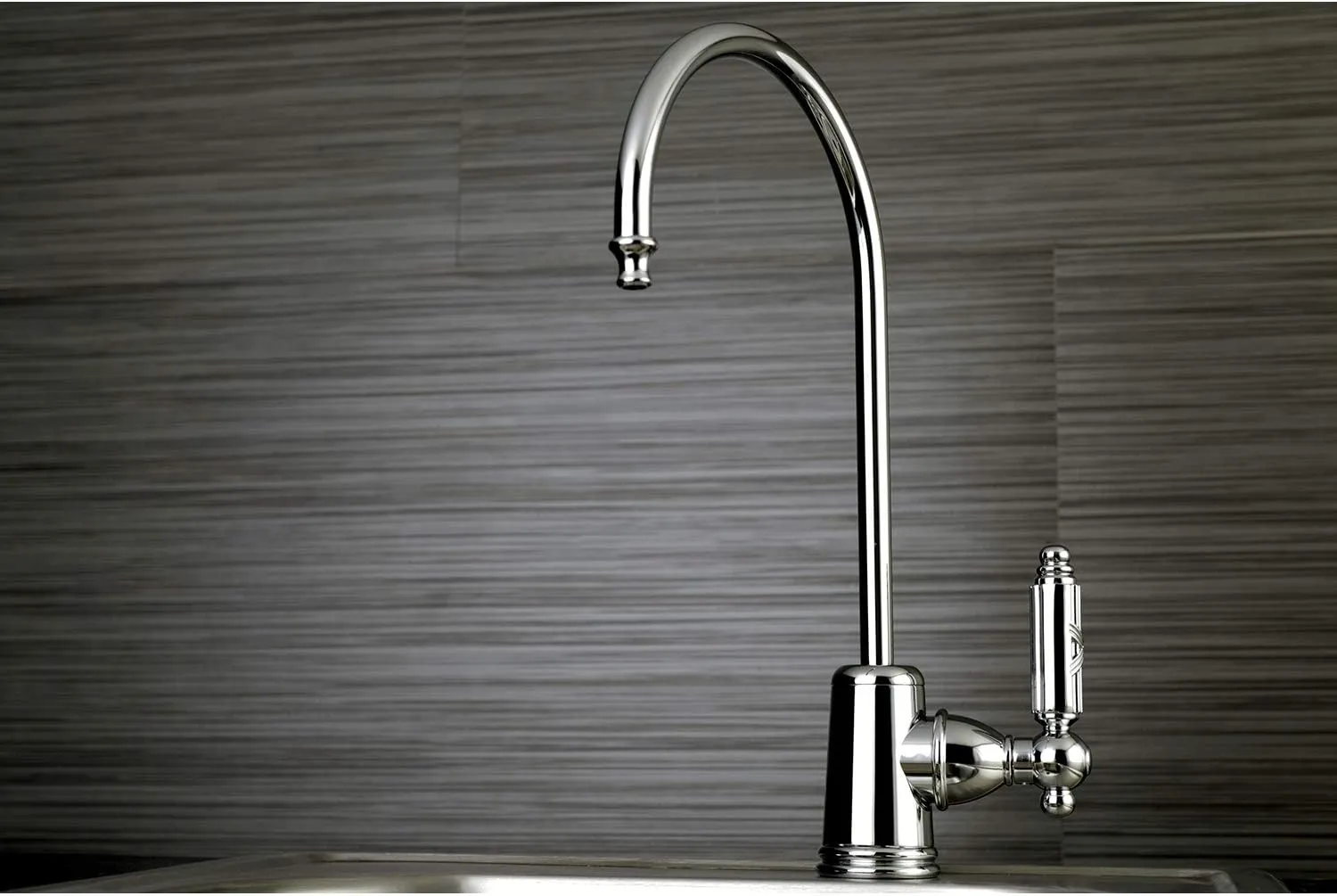Kingston Brass Gourmetier KS7191GL Georgian Single Handle Water Filtration Faucet, Polished Chrome