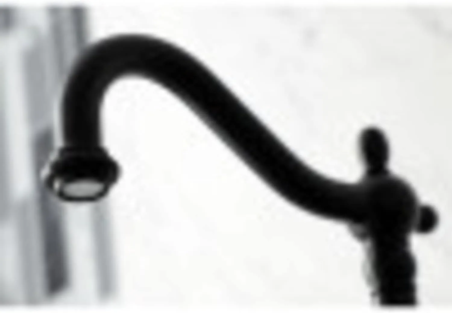 Kingston Brass KS1241AX Heritage Bridge Kitchen Faucet, 8-1/2", Polished Chrome